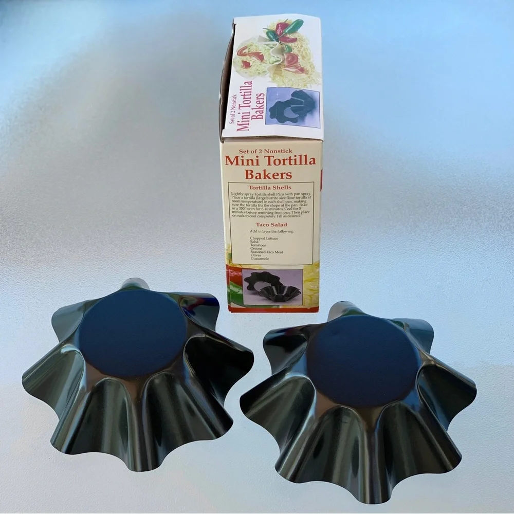 Mini Tortilla Bowl Bakers ~ 2-Piece Set